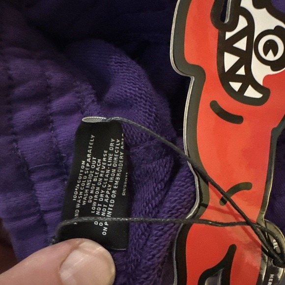 Ice Cream Jogger Home Team Acai Xxl 2XL Sweatpants BBC Purple Yellow Pharrell - Picture 10 of 10